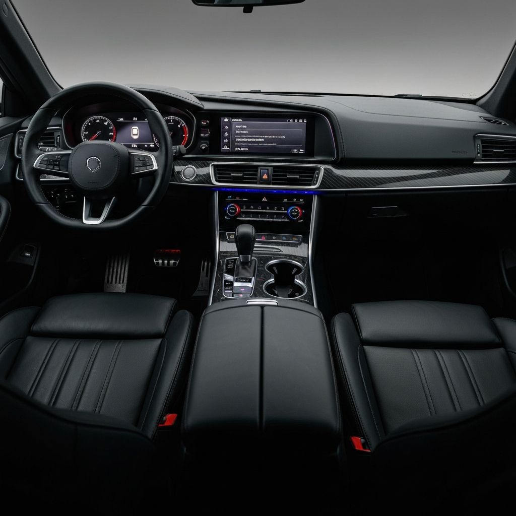 Premium Innenraumreinigung Ergebnis - Auto Pflege München